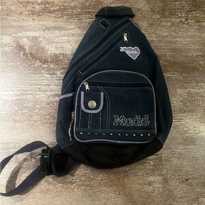 Y2K Mudd Black Sling Bag/backpack